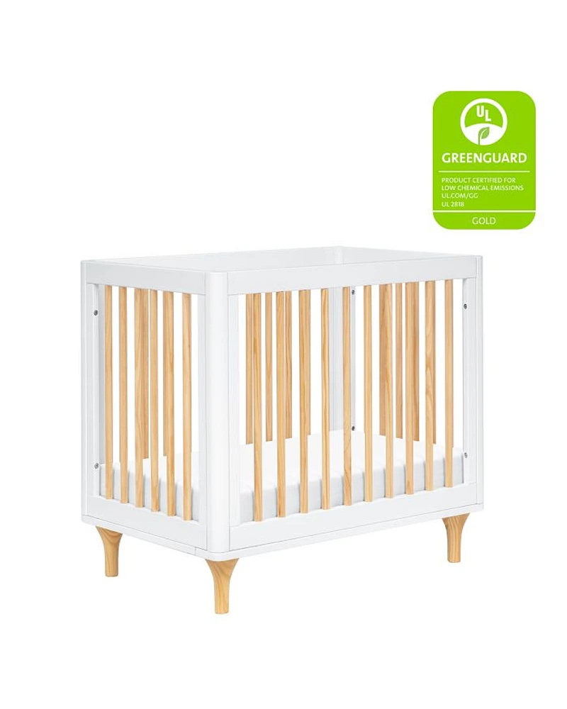 Lolly 4 in 1 Convertible Mini Crib and Twin Bed with Toddler Bed Conversion Kit