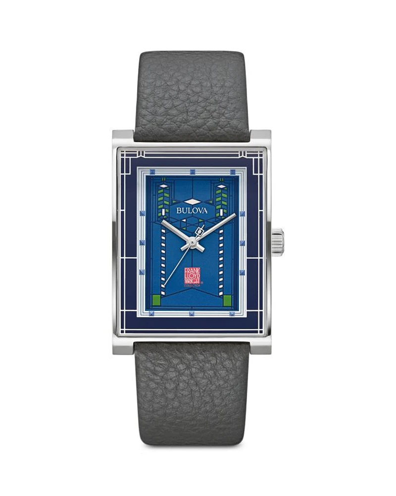 Frank Lloyd Wright Robie House Watch, 30.5mm