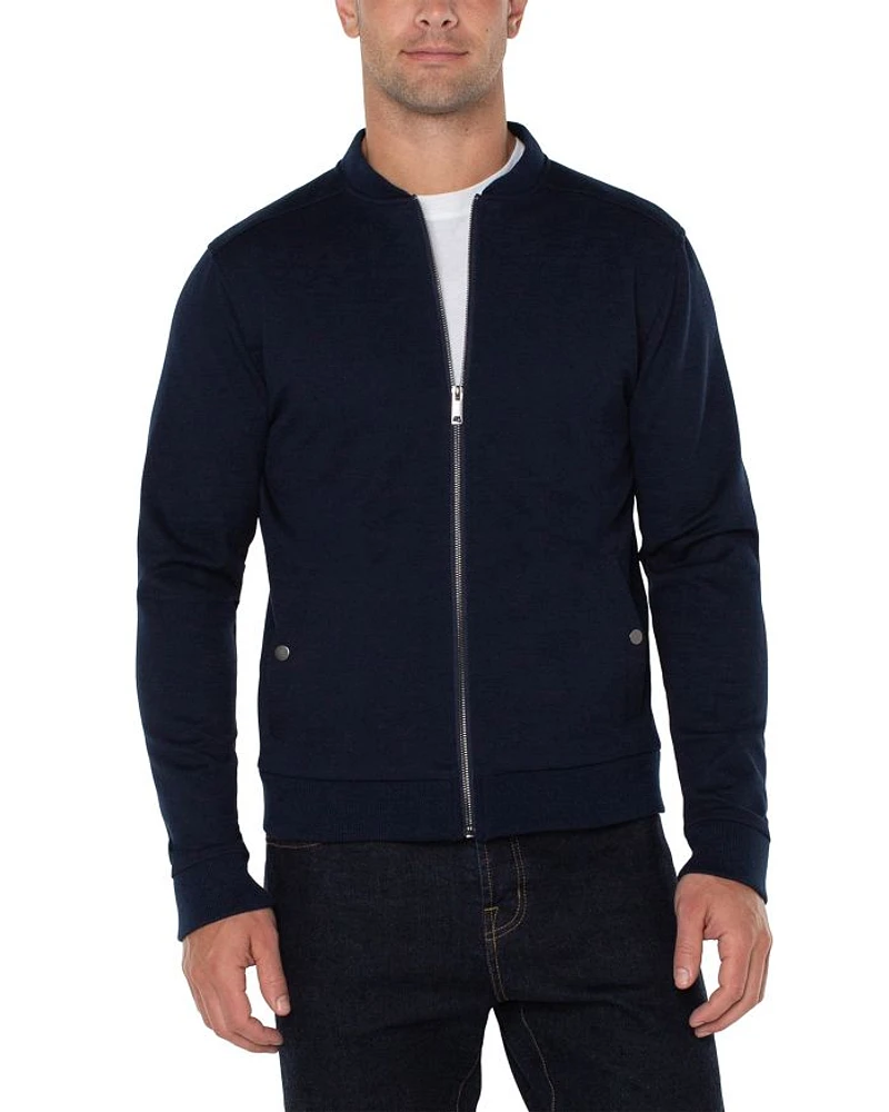 Zip Front Bomber Jacket
