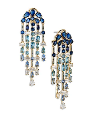 Rockstars Mixed Cubic Zirconia Chandelier Earrings