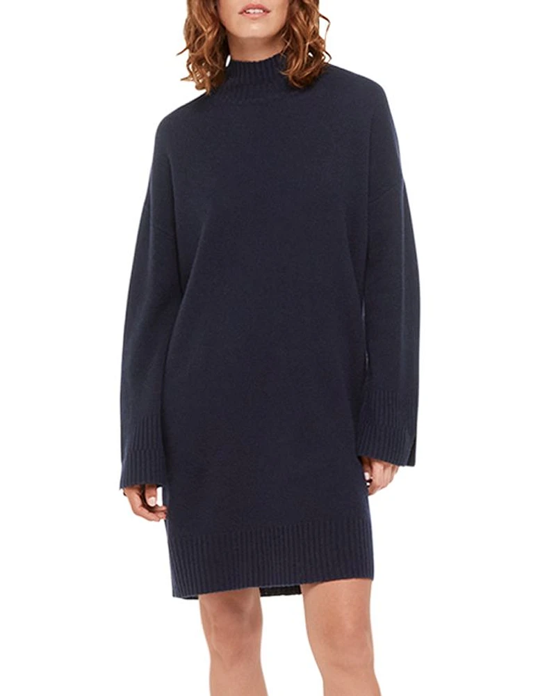 Amelia Mock Neck Long Sleeve Sweater Dress