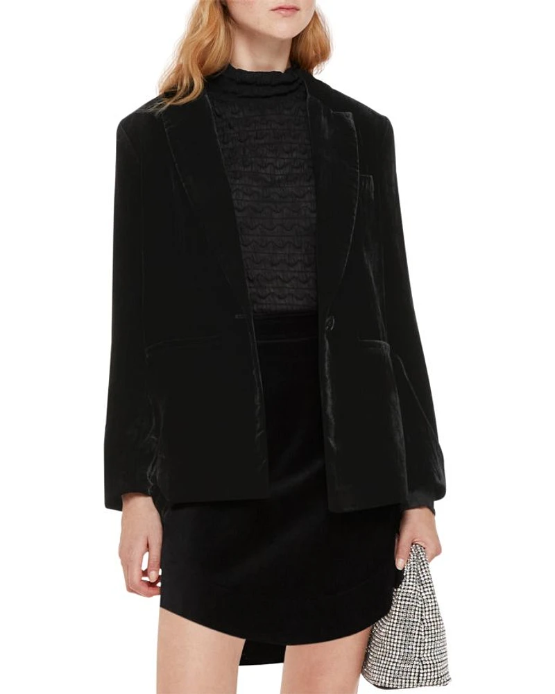 Olivia Velvet Blazer