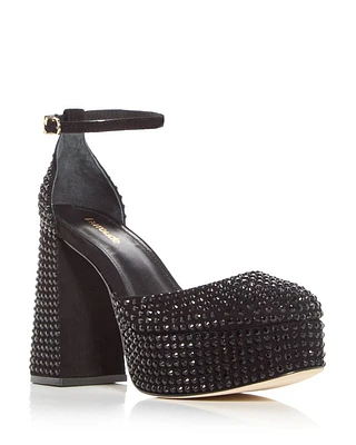 Women's Ari Embellished High Heel Platform Pumps