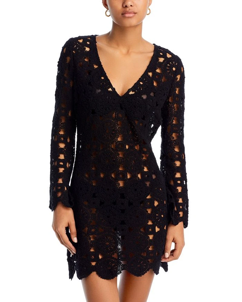 Crochet Cover Up Dress - Exclusive