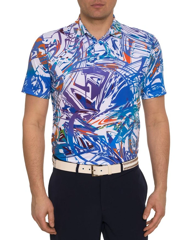 Messina Nylon Blend Classic Fit Polo Shirt