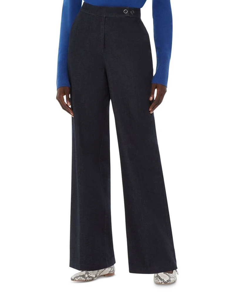 Joanna Denim Straight Leg Trousers