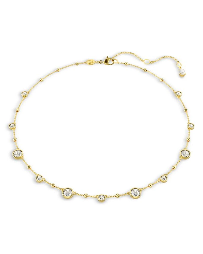 Imber Scattered Round Cut Necklace, 17.72"