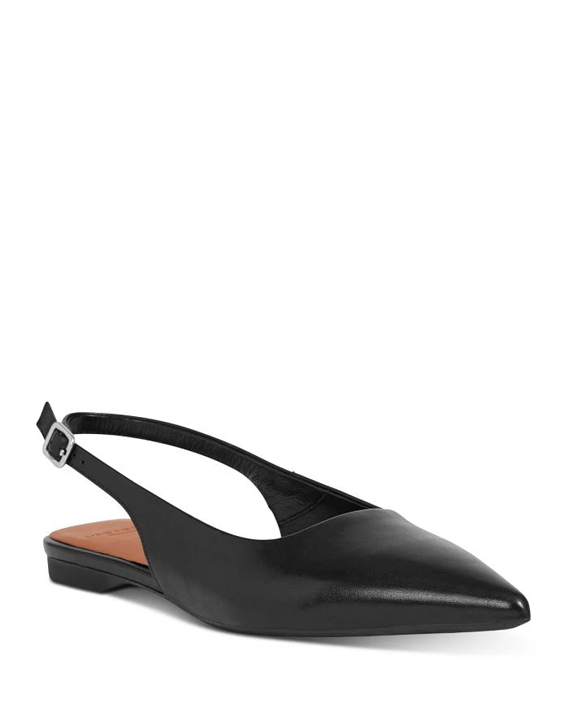 Women's Hermine Pointed Toe Slingback Flats