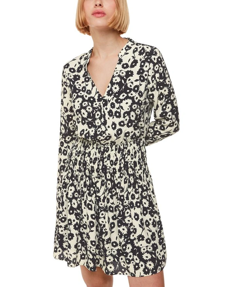 Riley Floral Shirred Dress