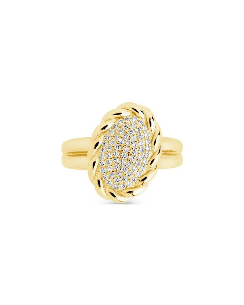 Galette Ring 14K Gold Plated