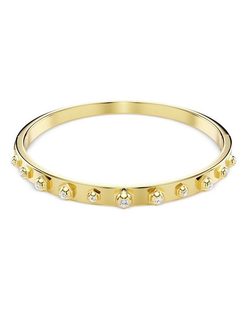Numina Crystal Raised Bezel Bangle Bracelet