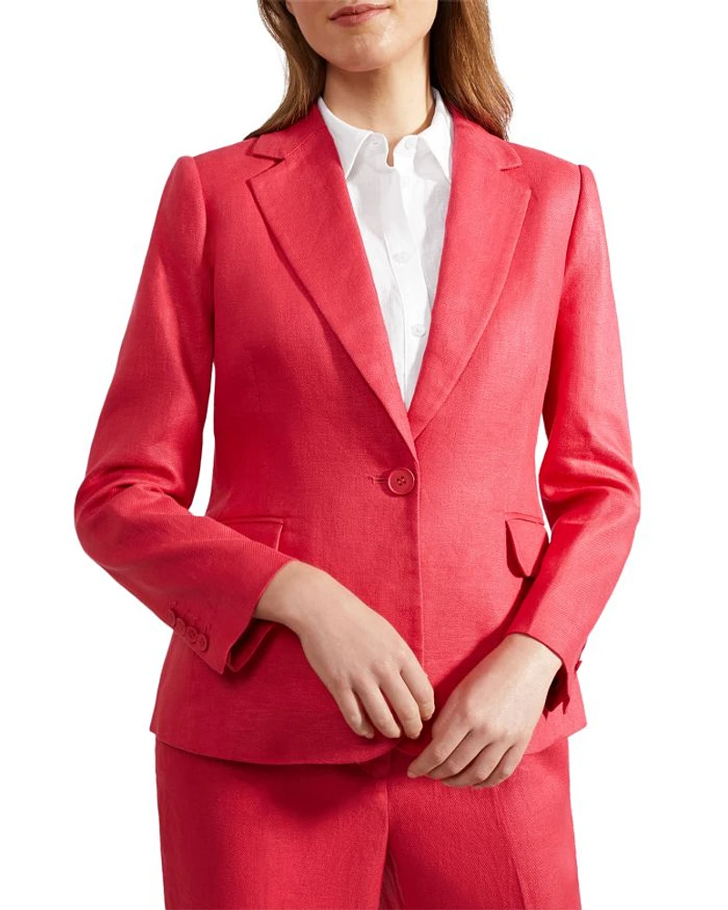 Mirabel Linen Single Breasted Jacket