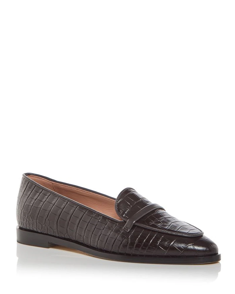 Women's Barry Croc Embossed Loafers