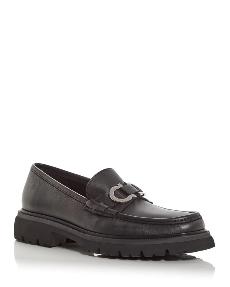 Men's Gancini Leather Loafers