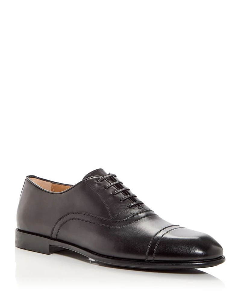 Men's Cortez Leather Cap Toe Oxfords