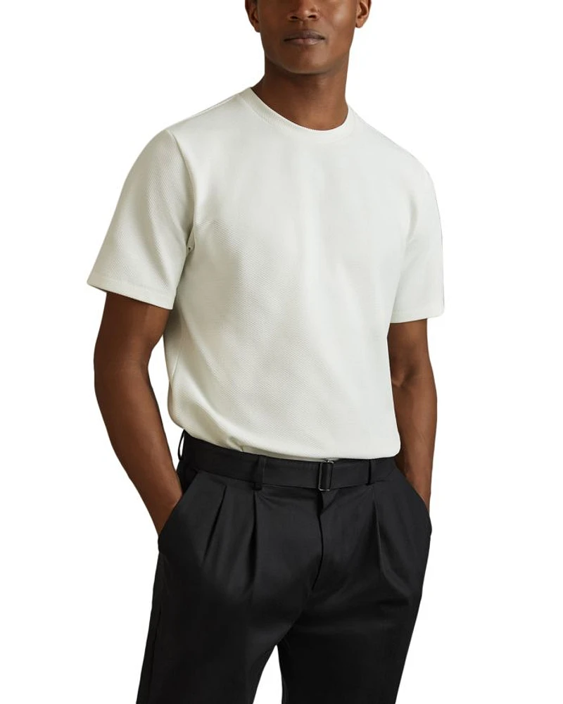 Textured Crewneck Tee