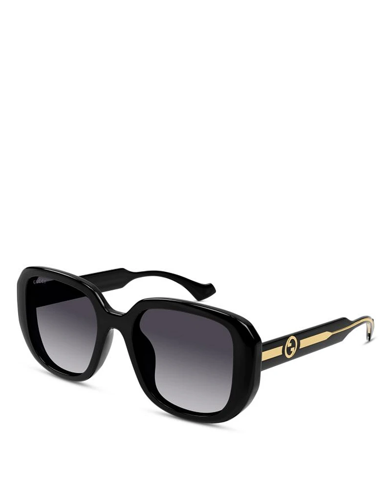 La Piscine Squared Injection Sunglasses, 54mm