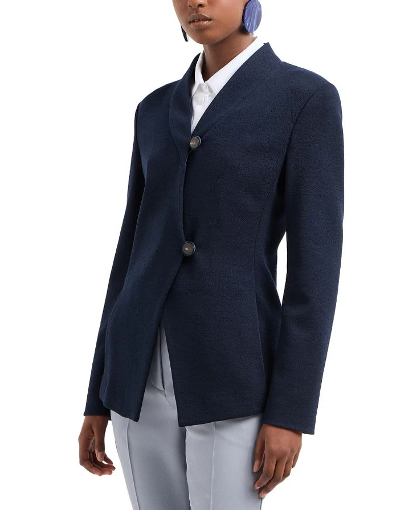 Texturized Jersey Jacket