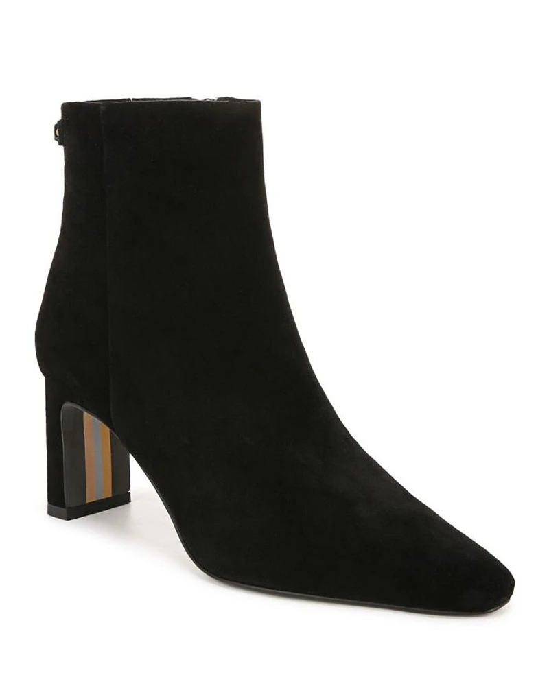 Women's Saige Pointed Toe Mid Heel Ankle Booties