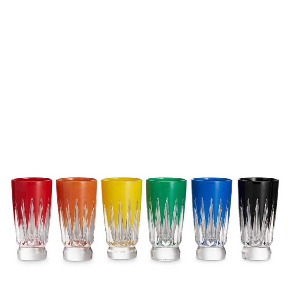 New Year Firework Shot Glasses, Assorted Set of 6