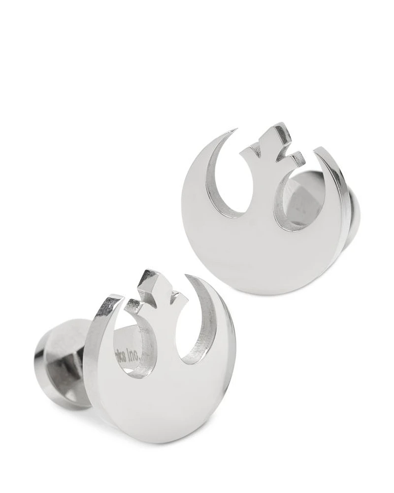 Shiny Rebel Stainless Steel Cufflinks