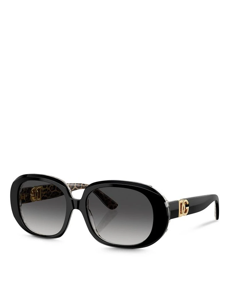 Allure Oval Sunglasses, 56mm