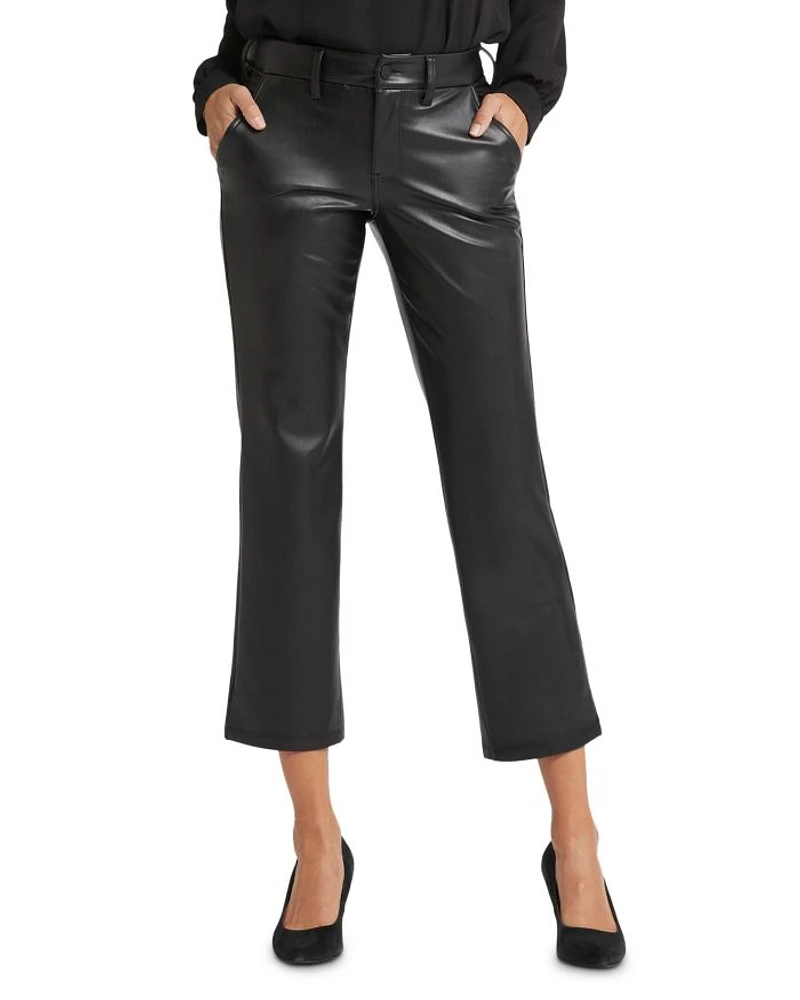 Faux Leather Ankle Pants
