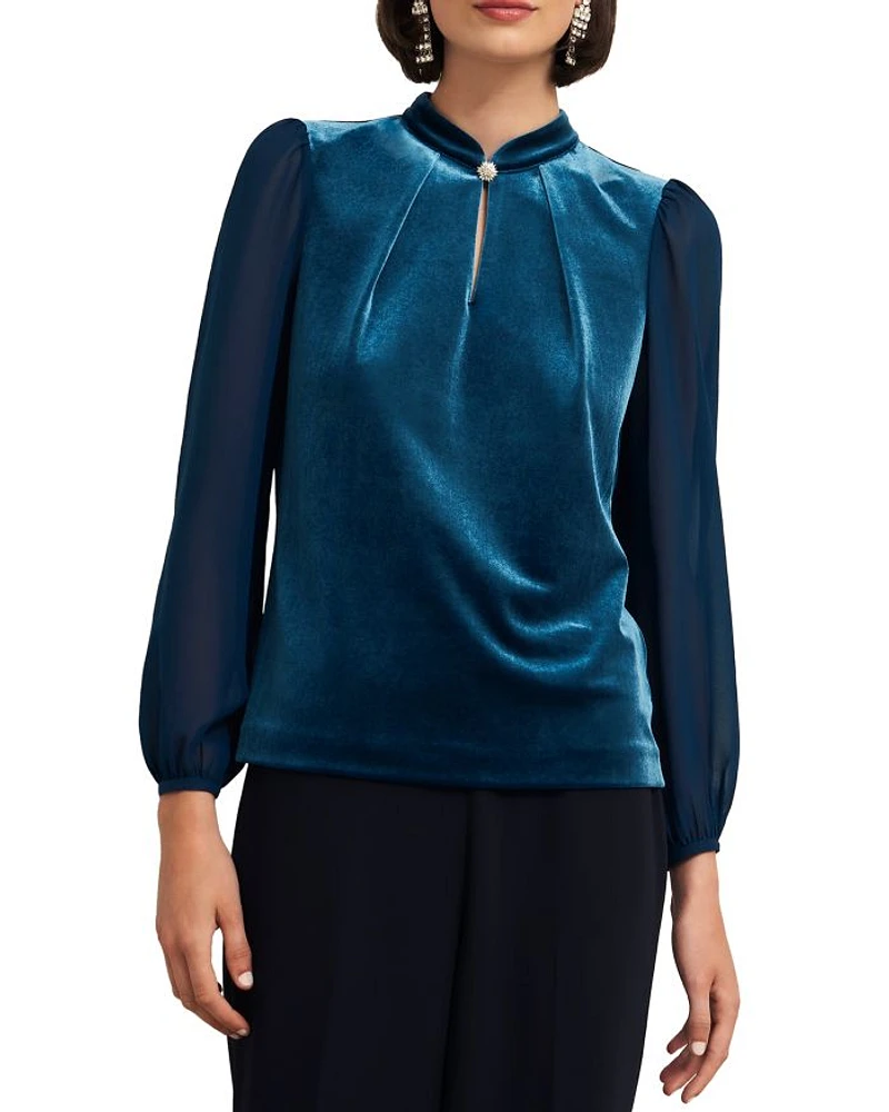 Rosalie Velvet Blouse