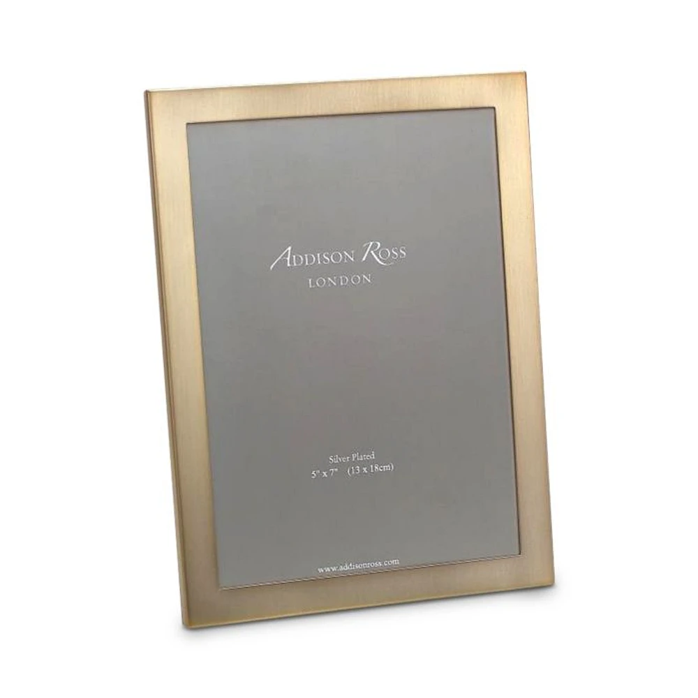 Matte Gold Picture Frame, 5" x 7"