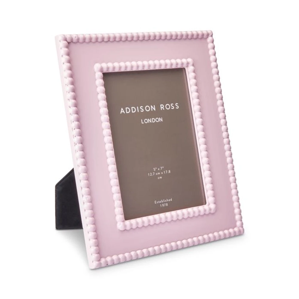 Pink Bobbin Picture Frame, 5" x 7"