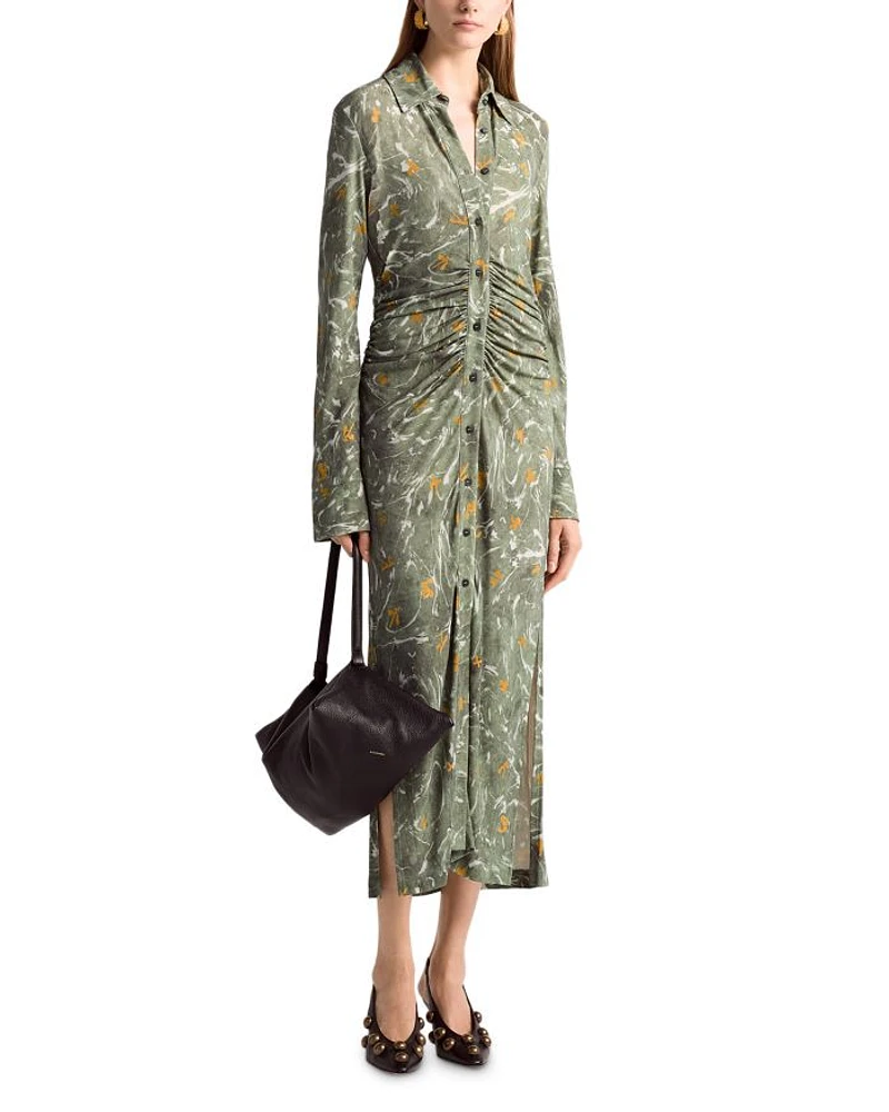 Claudia Floral Button Front Dress