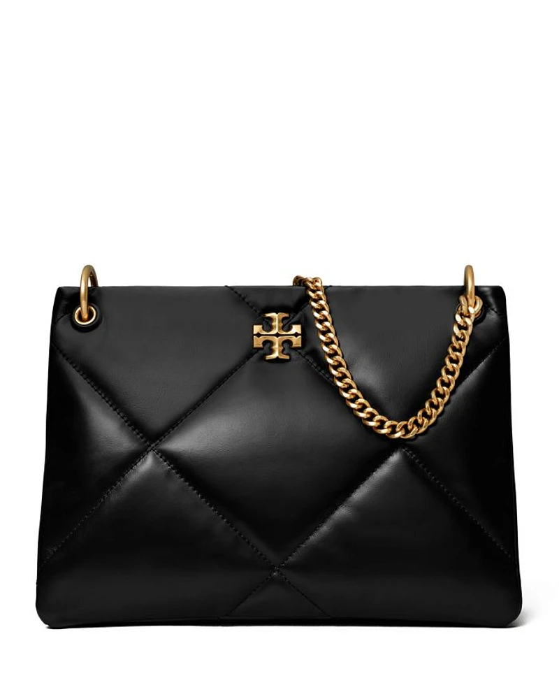 Small Kira Diamond Quilted Leather Shoulder Bag