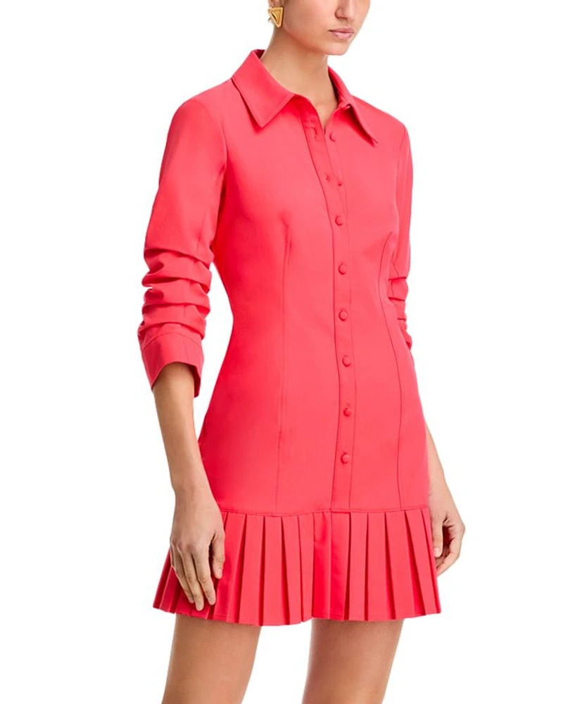 Lucilla Twist Front V Neck Dress