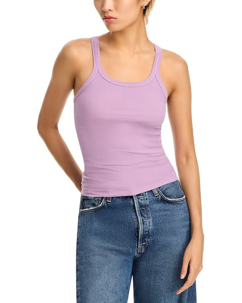 Ribbed Cotton Tank Top