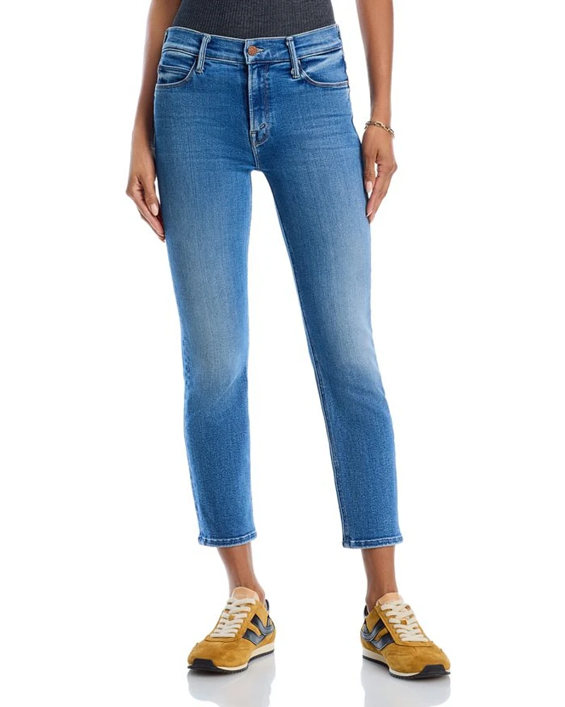 The Dazzler High Rise Cropped Straight Jeans Ready Set