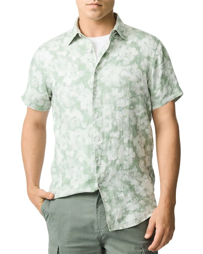 Springflat Slim Fit Short Sleeve Linen Shirt