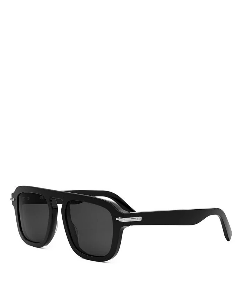 DiorBlackSuit S15I Rectangular Sunglasses, 52mm