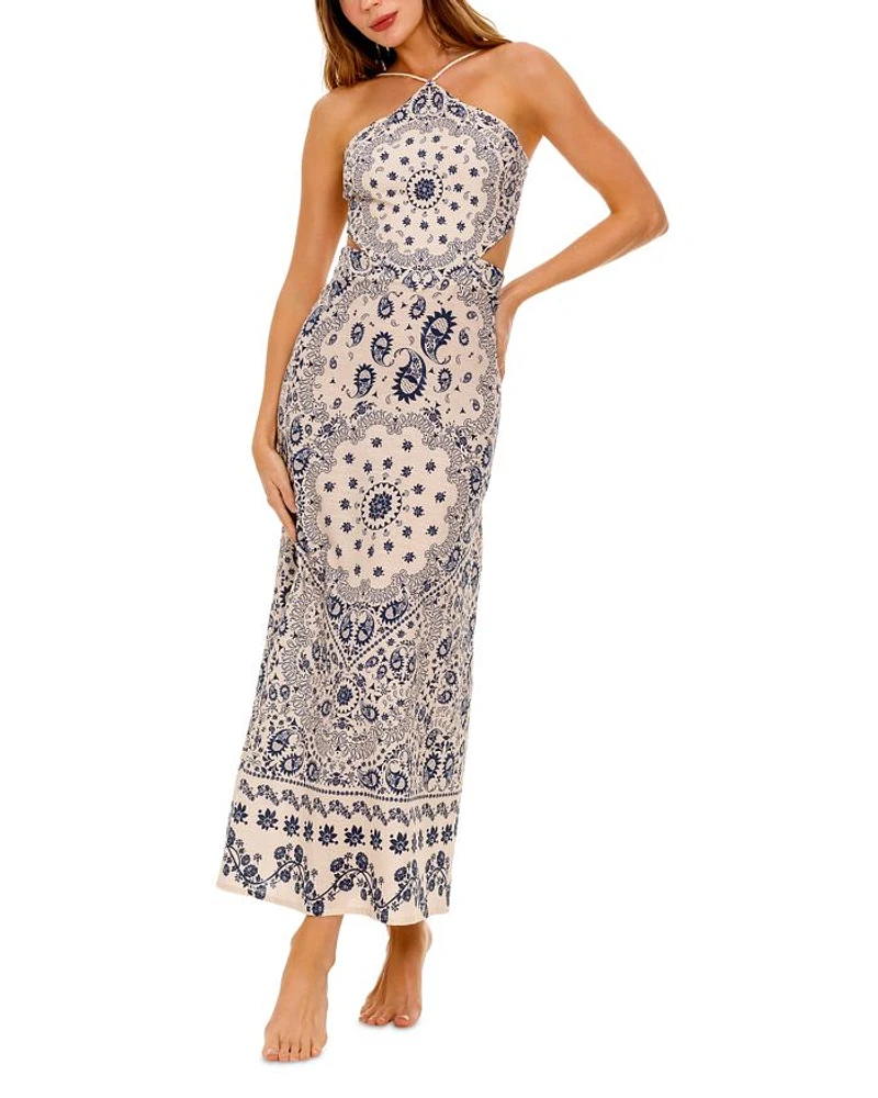 Indira Atma Printed Cover-Up Dress