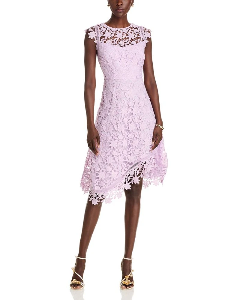 Asymmetric Lace Dress