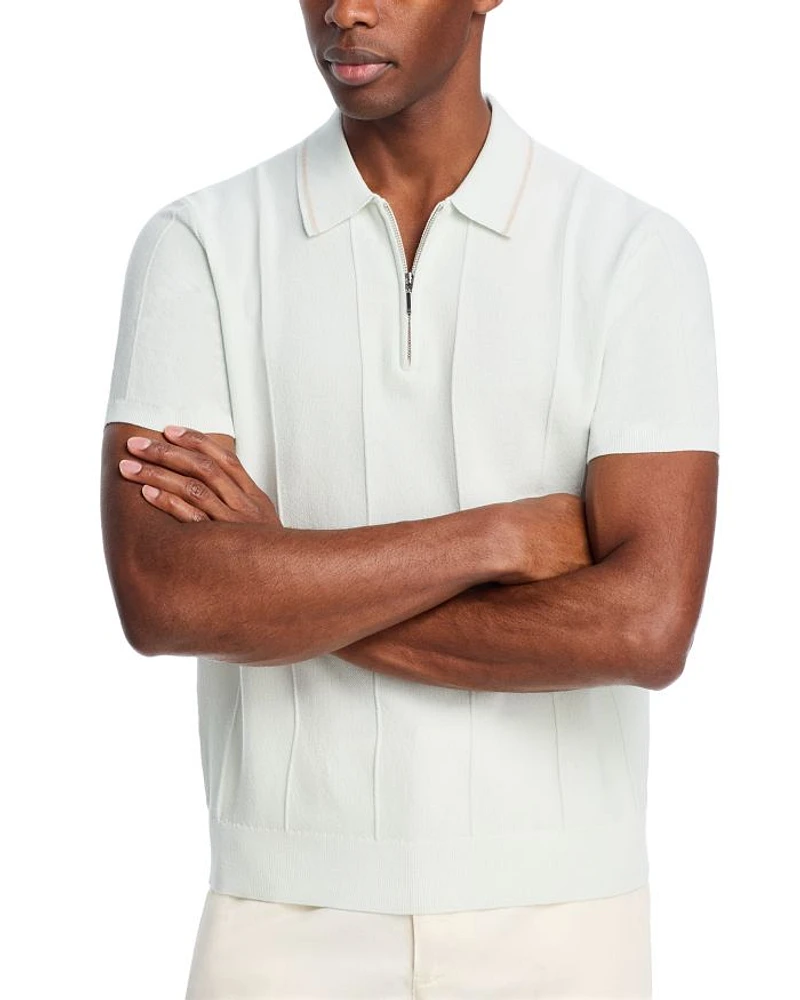 Short Sleeve Zip Polo Shirt - Exclusive