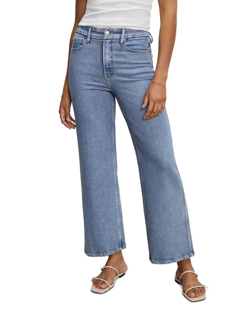 Soft Tech Good Skate Wide Leg Crop Jeans Indigo860