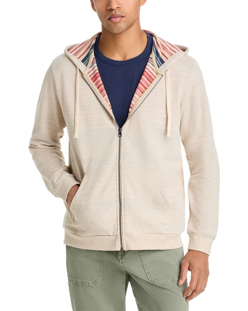Fleece Zip Front Hoodie