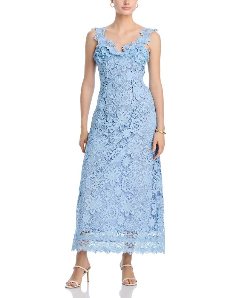 Orchid Lace Maxi Dress