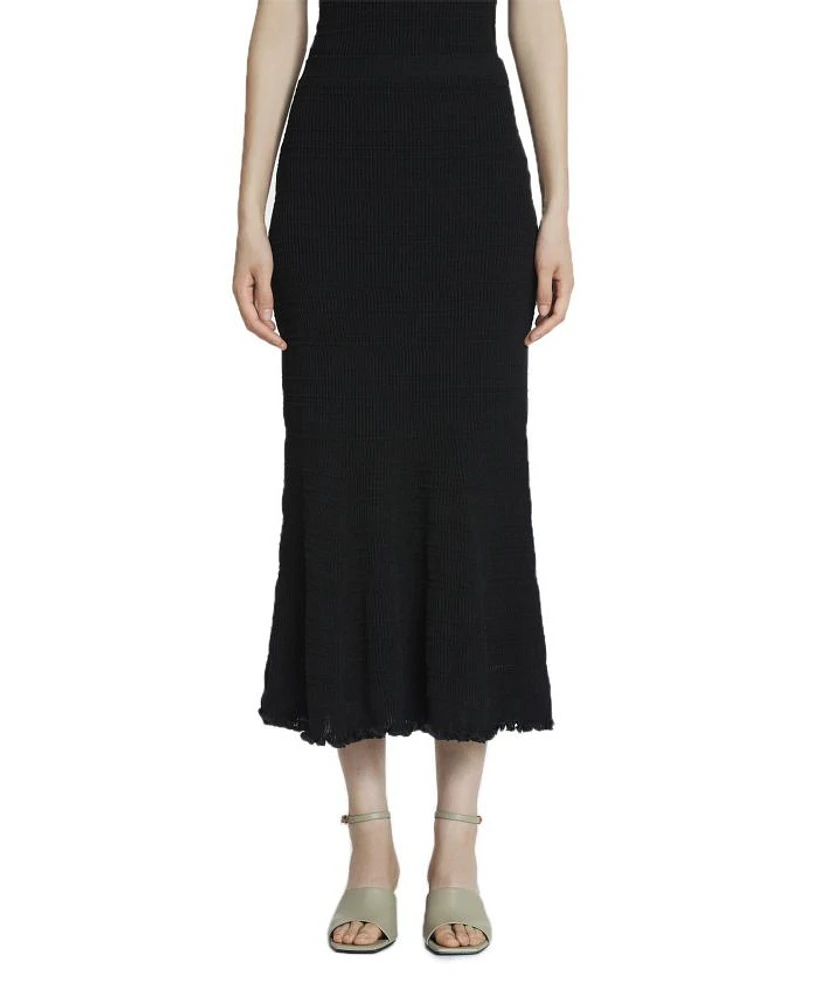 Cotton Midi Skirt