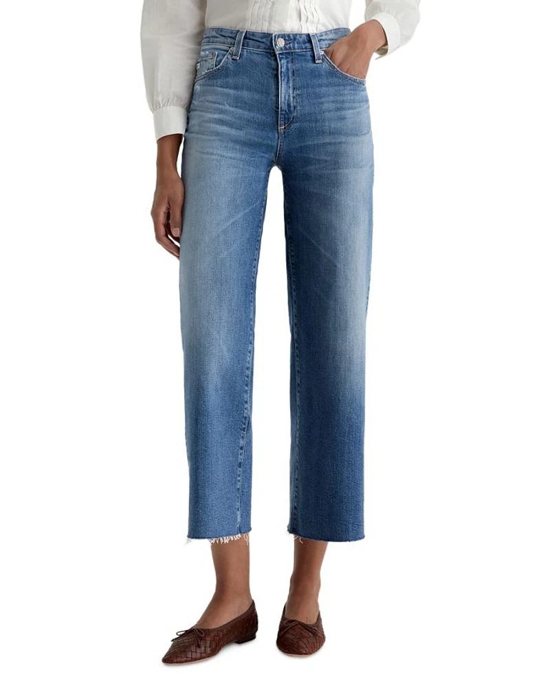 Saige High Rise Wide Leg Cropped Jeans 16 Years Postcard