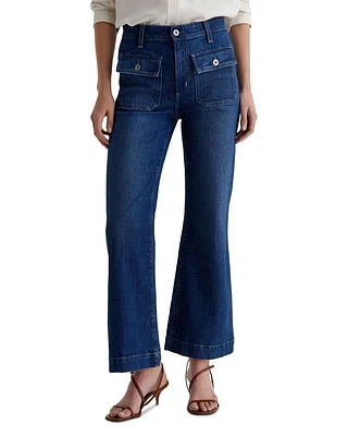 Bonnie Mid Rise Flare Leg Jeans Shallow
