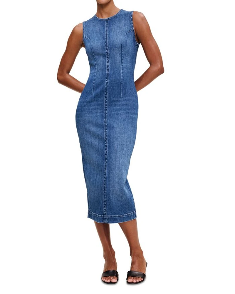 Esme Denim Midi Dress