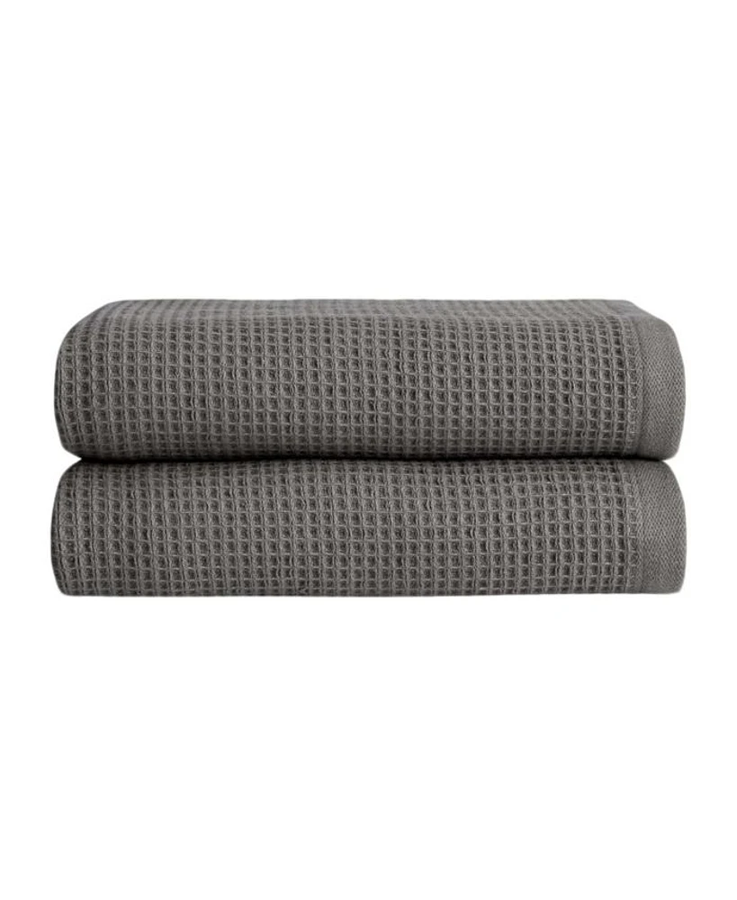 Waffle Hand Towels, Set of 2