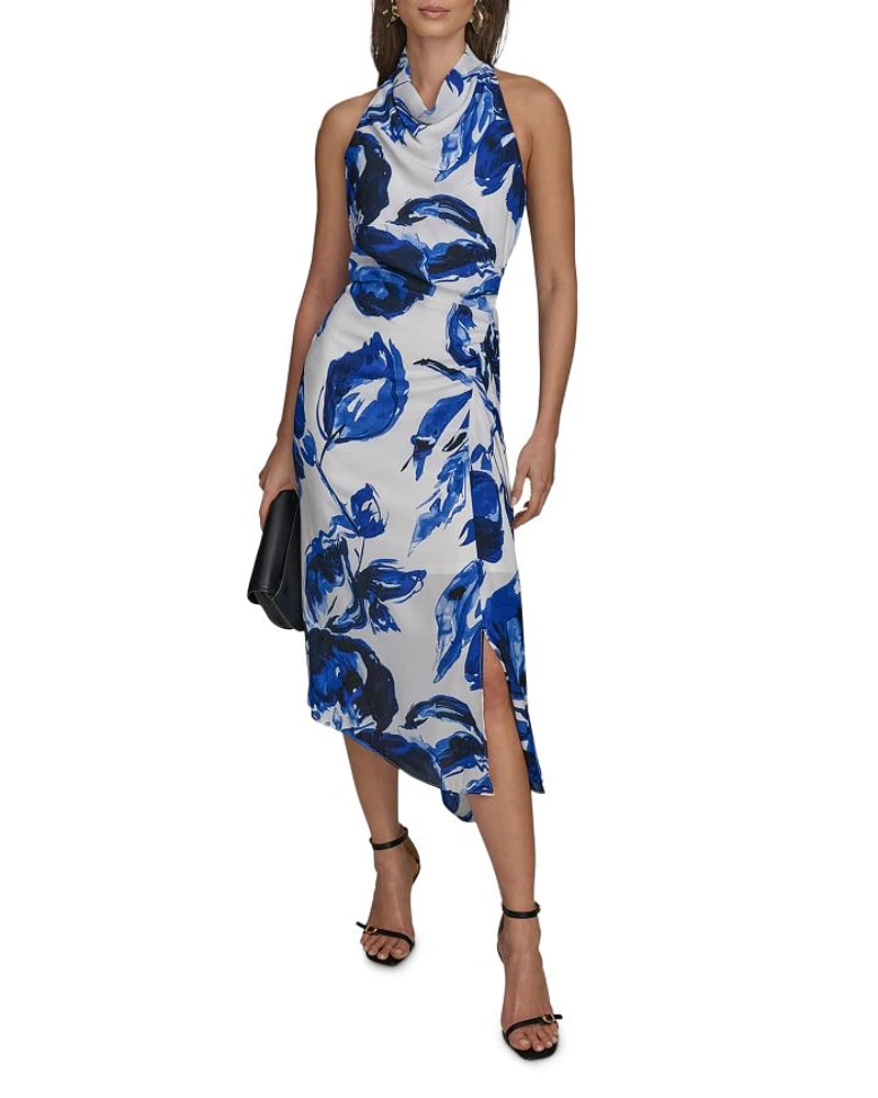 Asymmetric Midi Dress