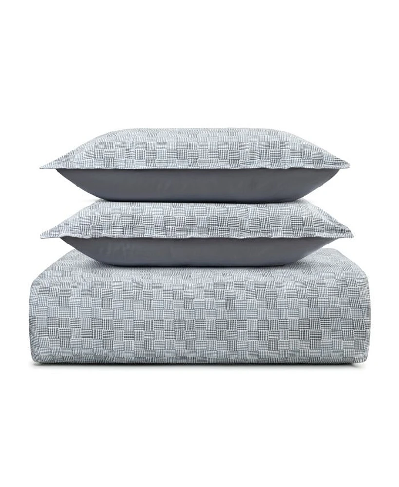 Tartan Linen 4 Piece Set, Twin